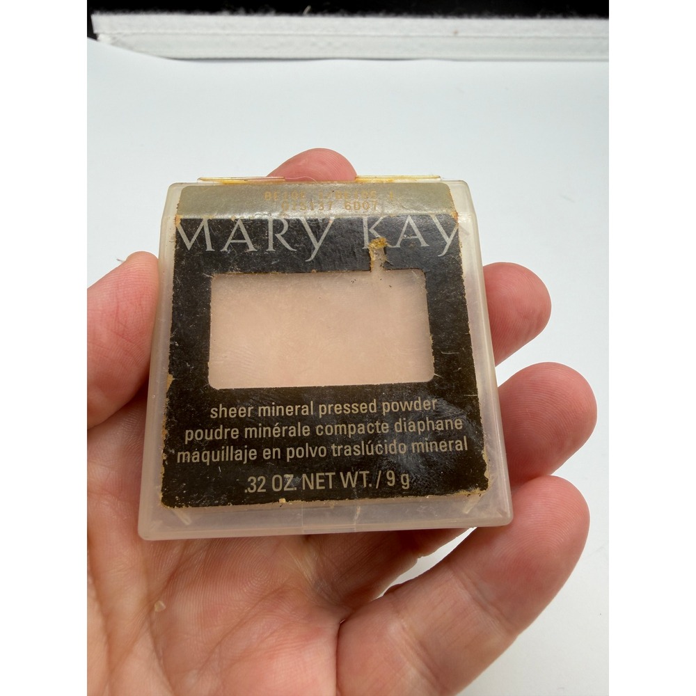 Mary Kay Sheer Mineral Pressed Powder Beige 1 0.32oz 9g Compact Refill 2007
